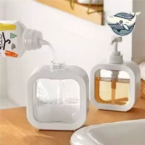 [골드스마일]욕실 주방용 세제 디스펜서 리필 통 세척 용기 샴푸리필통