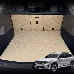 [콩심팥심]가죽 퀼팅 뉴 그랑 콜레오스 등커버 트렁크매트 세트