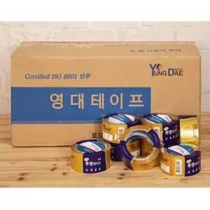 투명테이프 ((BOX))영대투명테이프(48mm_50m)/50개입