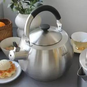 스테인레스주전자 스텐 IH 인덕션 휘슬 주전자 보리차 티포트 3.5L 1P