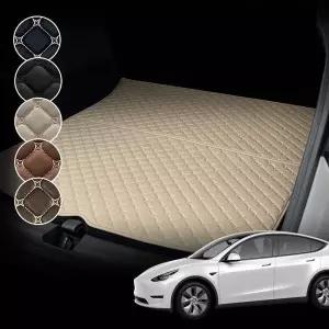 [콩심팥심]가죽 퀼팅 테슬라 모델Y 신형 모델Y 주니퍼 트렁크매트