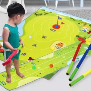 거실 실내 어린이 아동 장난감 골프 연습 놀이 세트