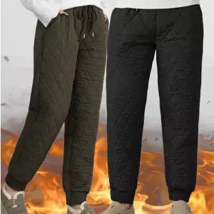 [라일리여성의류] Rly 퀼팅 기모 패딩 조거 일바지 솜바지 팬츠 바지