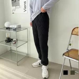 [라일리여성의류] Rly 코디 밴딩 배기 빅사이즈 루즈핏 일자 면바지