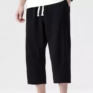 [라일리여성의류] Rly 7부 여름 남성 린넨 배기 바지 팬츠