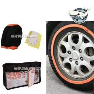 겨울 눈길 안전장치 패브릭 스노우 타이어 체인