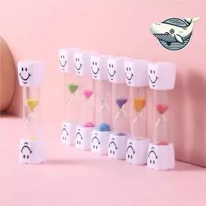 스마일 디자인 타이머 모래시계 주방용 인테리어