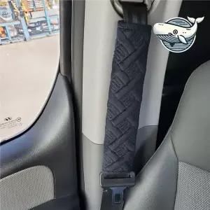 벨벳 안전벨트커버 블랙 통합형 차량용 소프트