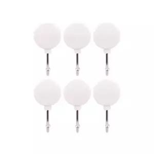 [라일리생활건강] Rly 바둑알 행거 6개 세트 벽면 글루고리 화이트 인