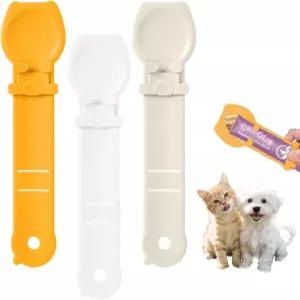 반려동물 간식 대부분의 스트립에 적합한 피더 스푼 스퀴즈 필수 도구