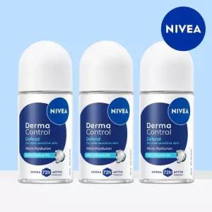 니베아 데오드란트 더마컨트롤 디펜드 롤온 50ml 3개