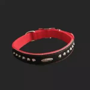 [반려] 목줄 빨강 개 치와와목줄 큰개목줄 20mm 51cm