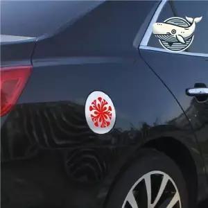 [골드스마일]말리부 차량 주유구캡 보호 몰딩 스티커 자동차