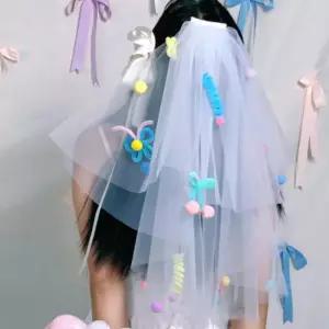 [솔레르] 러블리 셀프 웨딩 베일 면사포 스냅 촬영