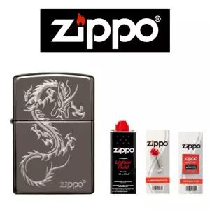 기름라이터 커스텀 드래곤 49030 지포++심지+부싯돌 [BKQ86333]