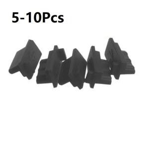 USB 먼지 플러그 충전기 포트 커버 캡 암 잭 인터페이스 범용 실리콘 보호대 태블릿 PC 노트북 5 10