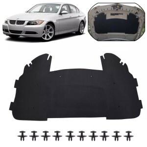 3 시리즈 E90 E91 E92 E93 323i 325i 용 프론트 후드 엔진 단열 패드 보닛 패널 방음 매트 51487059260
