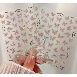 자개 스티커 네일 나비 아트 재료 파츠 젤 나비