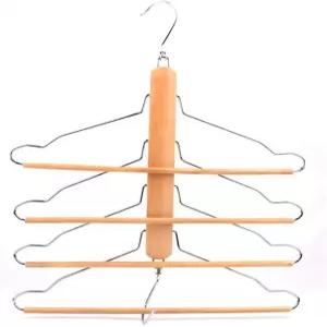 다기능 매직 행거 다층 공간 절약 옷 홀더 4 셔츠 바지와 코트 B A에 걸 수 있는