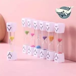 스마일 디자인 타이머 모래시계 주방용 인테리어