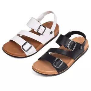 인기상품 여자 여름 샌들 캐주얼 스트랩 버클 슈즈 비치 슬리퍼 [W6C362B_260331]