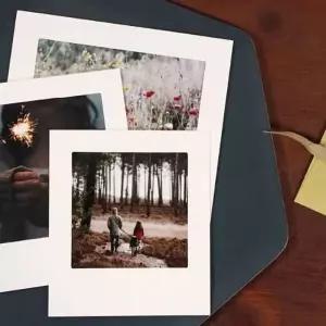 감성 엽서형 종이액자 3X3 10매 화이트 3P 사진 선물 종이액자앨범