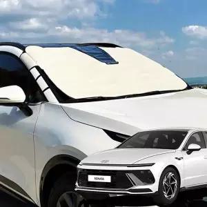 쏘나타 앞 유리 자동차 선팅 햇빛가리개