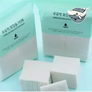 피부자극 없는 무표백 클렌징솜 200매 화장솜