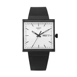 스와치 손목 시계 여성 젤리 WHAT IF BLACK SO34B700 3167049