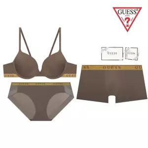 게스 GUESS 자가드 골드밴디드 커플속옷세트 GCWBR741BP741DR741BR 402500