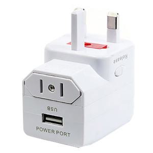 라운드 여행용 멀티어댑터 USB충전 멀티플러그 콘센트