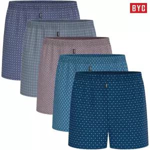 BYC 남성팬티 프리시티 박서 트렁크팬티 5매세트