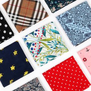 국산 쁘띠 미니 스카프 면손수건 등산용 목수건 반다나 행사용품 300종