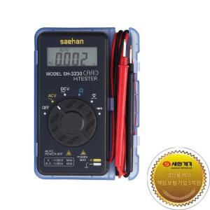 한국새한 SH3230 카드용 포캣용 멀티메타 테스터기 계측기 공구 전압 도통 저항 다이오드