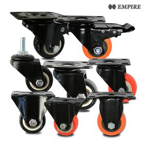 바퀴 우레탄 운반 대차 가구 소형 캐스터