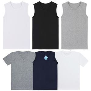 민소매 나시티 면, 쿨론, 빅사이즈/라운드/브이넥/런닝/난닝구/속옷/이너웨어/남자/남성/흰/흰색면티