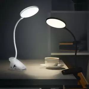 레토 LED 집게 스탠드 학습용 책상 조명 침대 공부 독서등 스텐드 북라이트