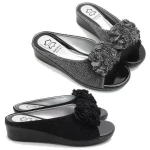 크로바 여성 여자 사무실 슬리퍼 통굽 실내화 간호화 비치 여름 간호사신발