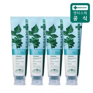 덴티스테 뉴센서티브케어 180g 4개 시린이 기능성치약