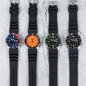 세이코 다이버 호환 우레탄 밴드 스트랩 시계줄 20mm 22mm 24mm