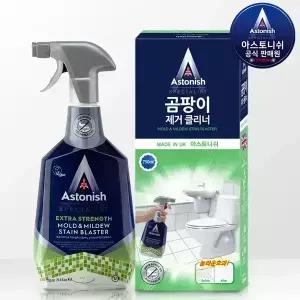 (기한: 27년6월16일) 아스토니쉬 곰팡이 제거 클리너 750ml 재발방지 포자까지 완벽제거