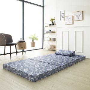 미라클침구 3단 고탄성 접이식 매트리스 원룸 바닥 수면매트 자취 손님용 토퍼매트