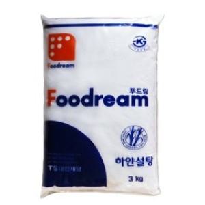 푸드림 하얀설탕 3kg 대한제당 백설탕