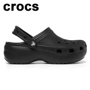 [크록스][크록스] 샌들 클래식 플랫폼 W 클로그 블랙 206750-001