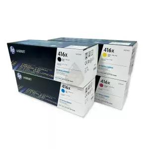 HP정품토너 416X(대용량) 4색세트 (W2040X+W2041X+W2042X+W2043X) M454dn M454dw M454nw