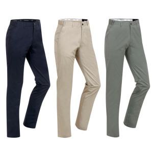 밴딩 남자 일자 스판 면바지 남성 봄 여름 편한 구김없는 중년 면 코튼 팬츠 베이지 블랙