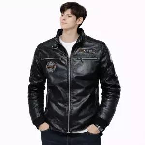 카멜롯 남성 항공점퍼 가죽 자켓 6693 [한 SIZE 크게 주문 추천]