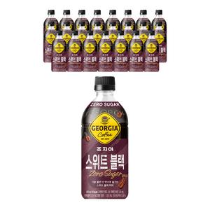 조지아 크래프트 스위트블랙, 470ml, 24개