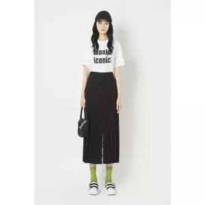 [럭키슈에뜨](센텀시티점)뒷밴딩 플리츠 롱 스커트(LQKAX26100)