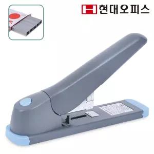 [현대오피스] 대형 스테이플러 HDS-1005 +스테이플러심 최대 100매 대용량제본 페이퍼가이드 버튼식충전 고무받침